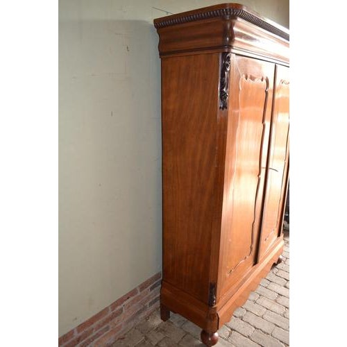 Biedermeier Maids Cabinet in Mahogany For Sale - Image 5 of 7