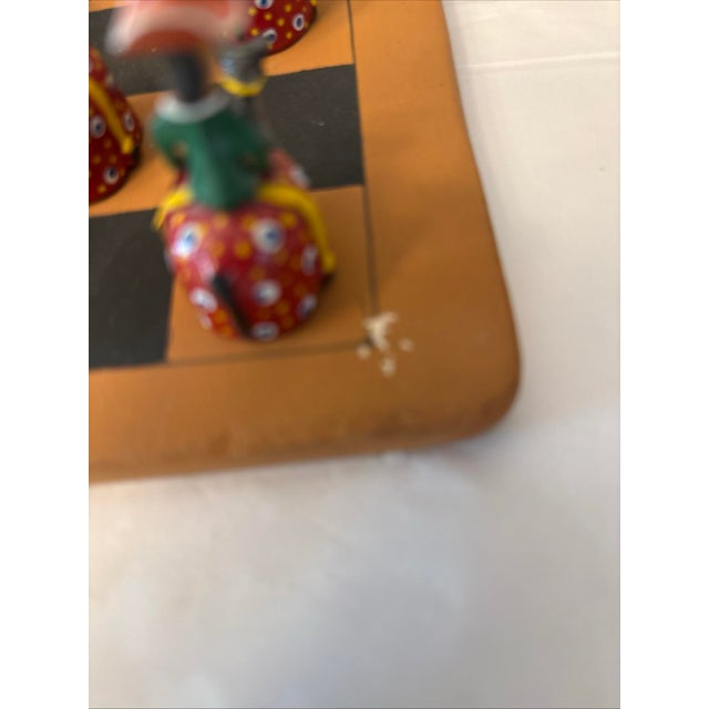 Vintage Brazilian Handmade Checkers Set Made by Vitalino Neto For Sale - Image 10 of 12