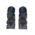 Stone 20" Chinese Pair Black Gray Stone Fengshui Foo Dog Lion Statues For Sale - Image 7 of 13