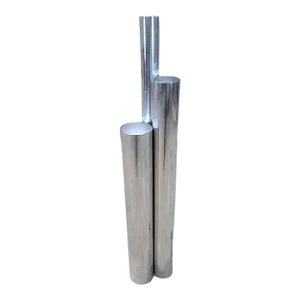 Mid-Century Modern Vladimir Kagan Style Chrome Tubular Sky Scraper 3 Light Floor Lamp