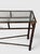 1970s Hollywood Regency Faux Bamboo Bronze Tone Metal Console Sofa Table For Sale In New York - Image 6 of 15