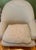 Wood Custom Ethan Allen Neutral Patterned Club Chair With Down-Blend Cushioning For Sale - Image 7 of 12