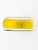 Mid-Century Modern Large Vintage Murano Yellow Cased Opaline Glass Vase with Black Rim, 1970s For Sale - Image 3 of 7
