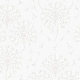 Sample - Borastapeter Dandelion Wallpaper in Pearl For Sale