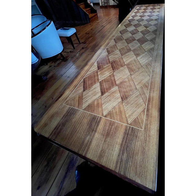 Art Deco Vintage 1940s French Art Deco Brazilian Rosewood Sideboard For Sale - Image 3 of 6