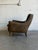 Animal Skin Tufted Leather Lounge Chair Danish Mid-Century Modern Armchair 1960s For Sale - Image 7 of 9