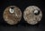2020s Pair Ammonite Plates Natural Fossil 4.5" For Sale - Image 5 of 15