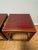Vintage Asian Style Red Lacquer Chinoiserie Side Tables – Pair For Sale - Image 4 of 10