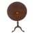 20th Century Antique Queen Anne Mahogany Pinwheel Inlaid Tilt Top End Table For Sale