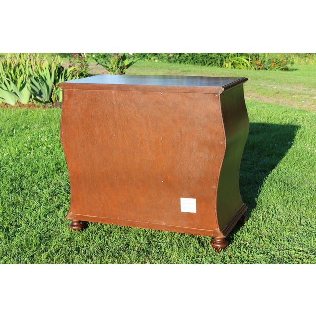 Ethan Allen Faux Bamboo and Rattan Chest of Drawers For Sale - Image 9 of 18