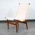 Mid Century Danish Modern Lounge Chair Bruno Mathsson Eva White Vintage Sweden For Sale - Image 9 of 12