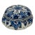 Mid 20th Century Dutch Delft Blue & White Hand-Painted Covered Trinket Box For Sale