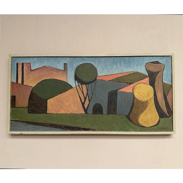 Emil Clahr, Spanish, 1961, Oil Painting on Canvas, Framed | Chairish
