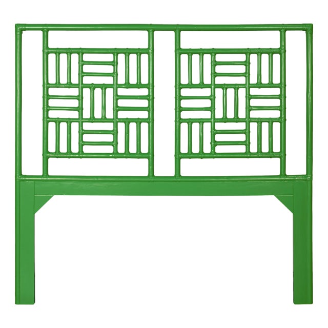 Finn Headboard Queen - Bright Green For Sale