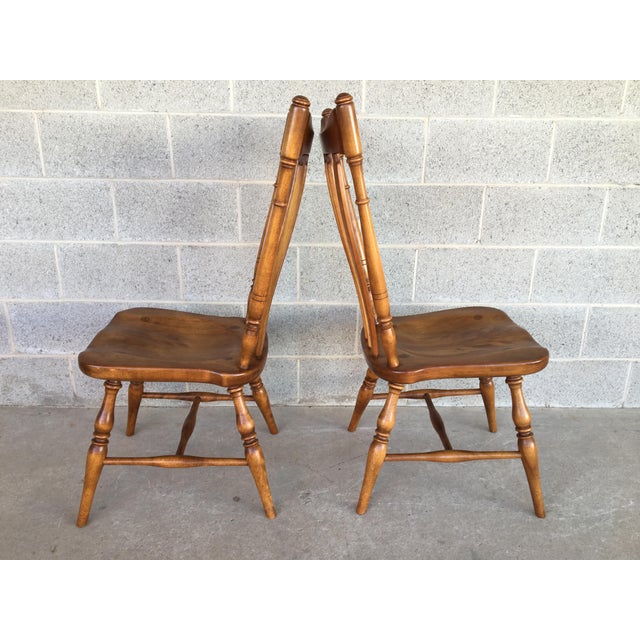 Cushman Colonial Creations Fairfield Model 5921 Side Chairs a Pair