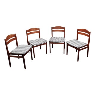 Danish Dining Chairs in Teak from Boltinge Møbelfabrik, 1960s, Set of 4 For Sale