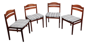 Danish Dining Chairs in Teak from Boltinge Møbelfabrik, 1960s, Set of 4