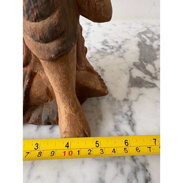 Liao Dynasty Wooden Buddha Statue For Sale In New York - Image 6 of 7