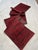 Extra-Long Red and Navy Tribal Medallion Runner Rug, 2'7" X 19'1" For Sale - Image 13 of 16