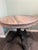 Late 19th Century Refinished Victorian-Inspired Pedestal Parlor Table For Sale - Image 5 of 9