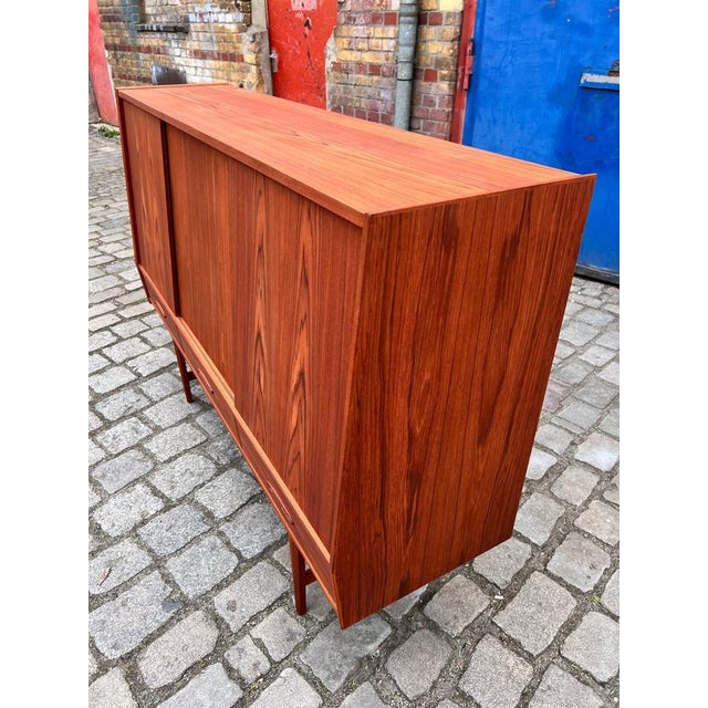 Vintage Highboard in Teak, Denmark For Sale - Image 5 of 11