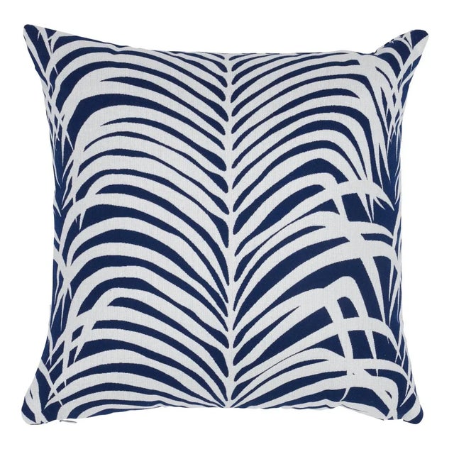 This pillow features Zebra Palm Indoor/Outdoor with a knife edge finish. Inspired by one of our most popular tropical...