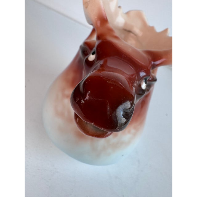 1950s Elk Moose Pitcher For Sale - Image 5 of 7