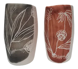 Fleurs et Feuilles Glasses from Amodino Milano, Set of 2