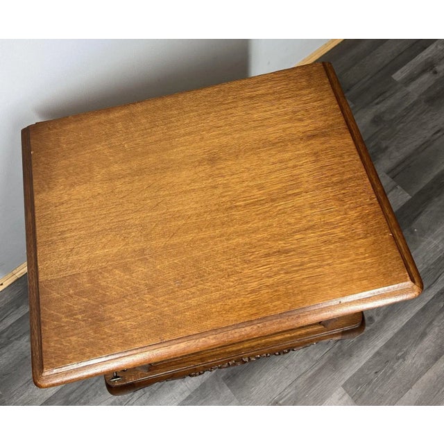 Wood Vintage Louis XVI French Bedside Tables, Set of 2 For Sale - Image 7 of 17