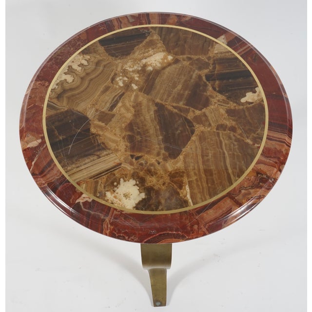 Mexican Vintage Muller's of Mexico Onyx Table For Sale - Image 3 of 9