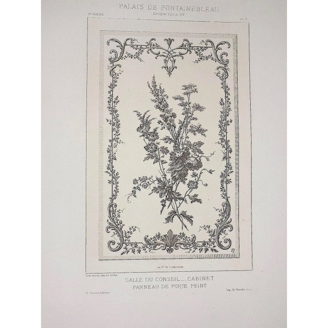 Realism Antique 19th C. Palais De Fontainebleau Architectural Details - a Pair For Sale - Image 3 of 3