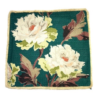 Vintage Floral Pillow Cover For Sale
