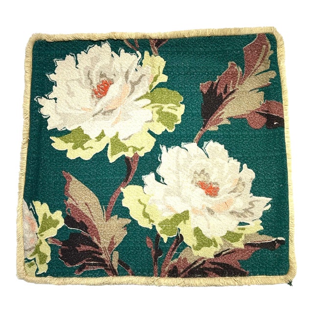 Vintage Floral Pillow Cover For Sale