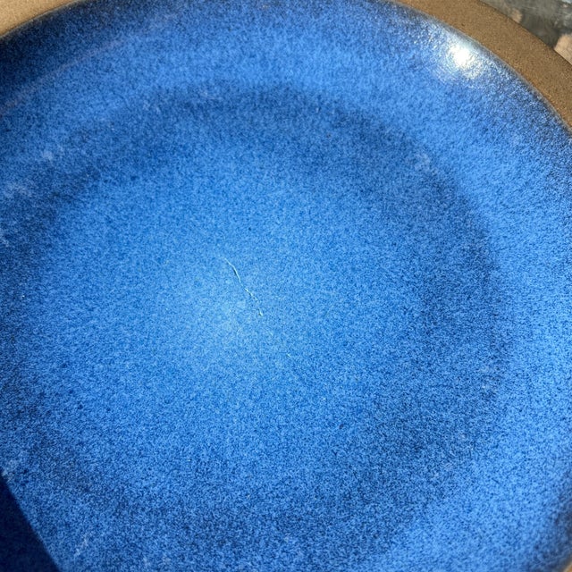 Set of 5 Heath Pottery Dinner Plates, Circa 1992 For Sale In Reno/Lake Tahoe - Image 6 of 6