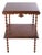 Early 20th Century Table With Spool Legs and Fancy Apron For Sale