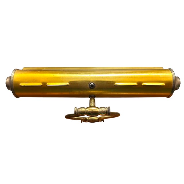 Brass Vintage Brass Piano Lamp With Marble Base For Sale - Image 8 of 8