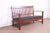 Limbert Mission Oak Arts & Crafts Open Arm Sofa or Settee, Fully Restored For Sale In South Bend - Image 6 of 13
