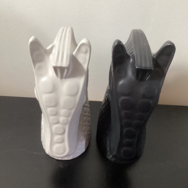Ceramic Jonathan Adler Horse Head(s) Decor For Sale - Image 7 of 8