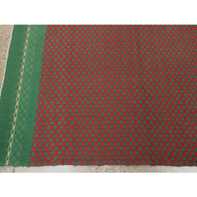Galerie Shabab Collection Mid-20th Century, Handmade Turkish Flatweave Kilim Accent Rug For Sale In New York - Image 6 of 9