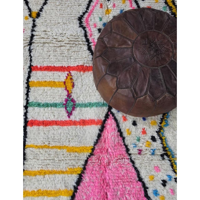 Textile Authentic Moroccan Azilal Rug - 8.9 X 5.5 Ft For Sale - Image 7 of 8