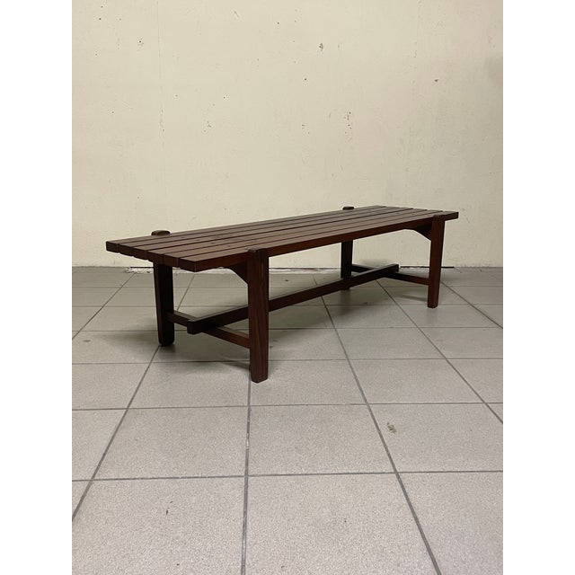 Vintage Danish Teak Bench, 1960s For Sale - Image 16 of 18