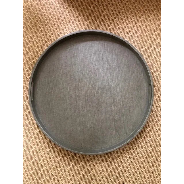 Made Goods Taupe Linen Tray For Sale In Charlotte - Image 6 of 6