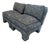 Pair of 1980s Slipper Chairs | Reupholstered Designer Velvet For Sale
