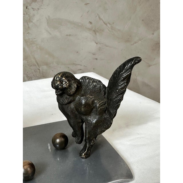 Gold Bronze Animal Sculpture, 1930 For Sale - Image 8 of 13