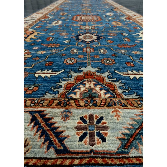 Early 21st Century Oriental Handmade Runner Rug 4' x 19' #17013 For Sale - Image 5 of 8