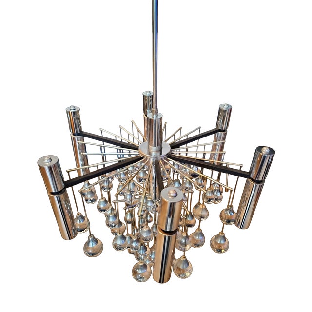 Vintage Chandelier from Sciolari, 1970s For Sale
