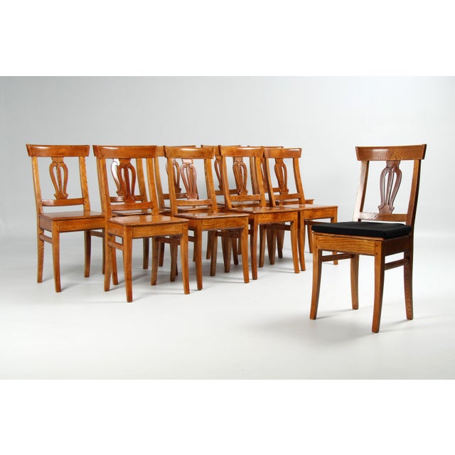 Biedermeier Chairs, 1830s, Set of 10 For Sale - Image 18 of 18