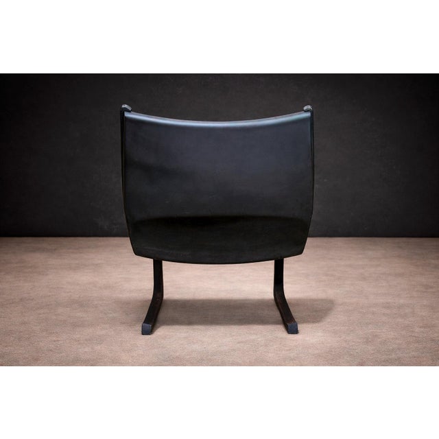 Metal Fixed "Commander" Armchair in Metal, Jorge Zalszupin, 1970s For Sale - Image 7 of 11