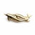 Vintage Tiffany and Company 14 Karat Yellow Gold Two Swimming Dolphins 2.4 Inch For Sale - Image 10 of 13