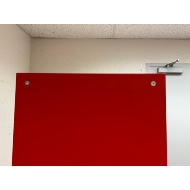 Red Ikea Kallax Laminate Bookshelf, Red For Sale - Image 8 of 12